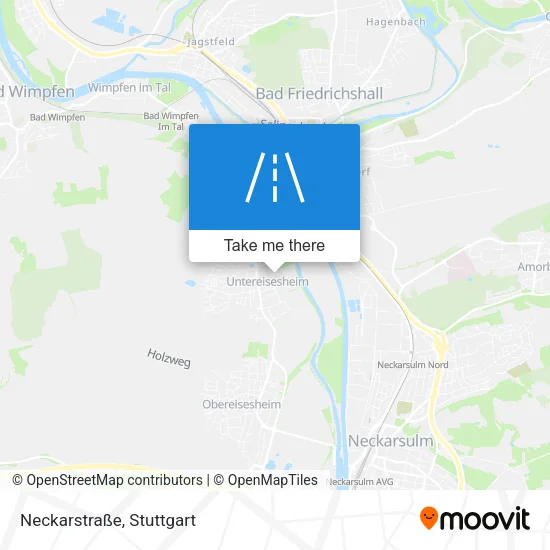 Карта Neckarstraße