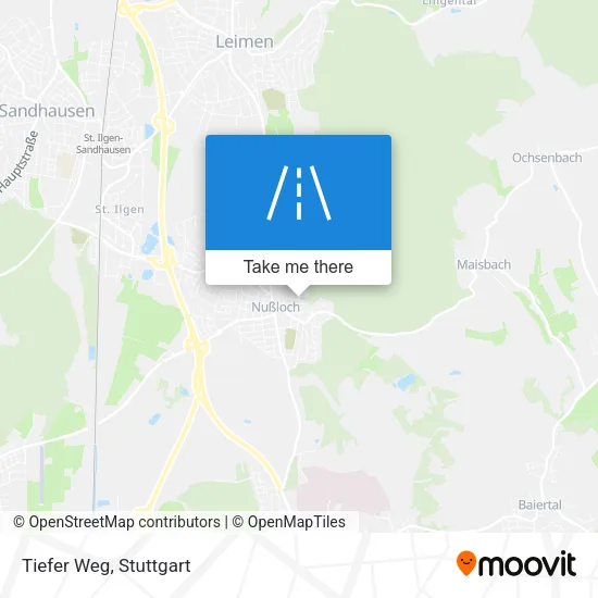 Карта Tiefer Weg