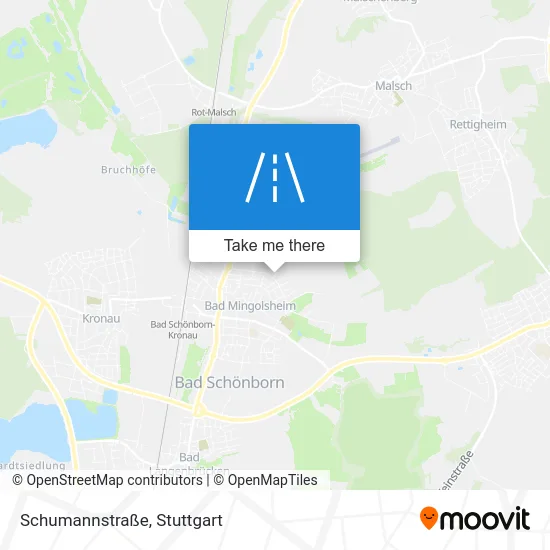 Карта Schumannstraße