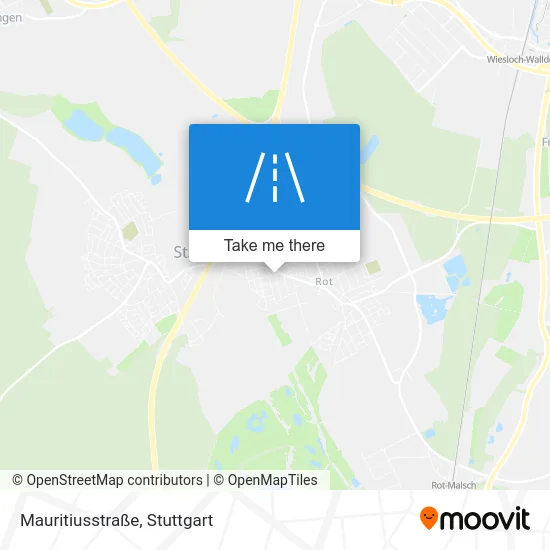 Карта Mauritiusstraße