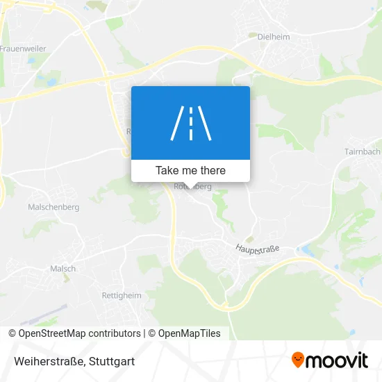 Карта Weiherstraße