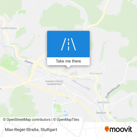 Карта Max-Reger-Straße