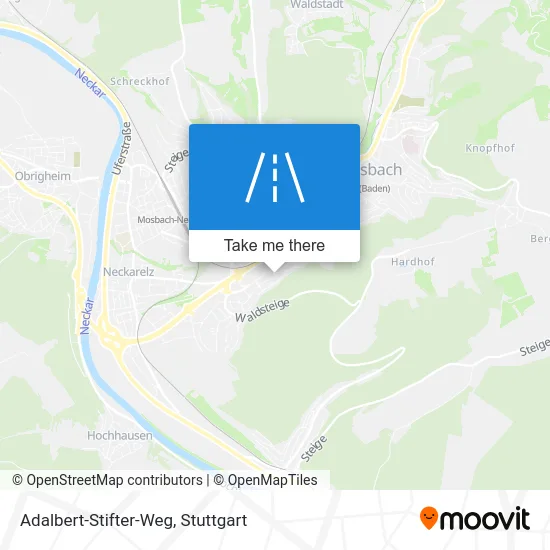 Карта Adalbert-Stifter-Weg
