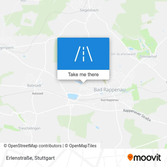 Карта Erlenstraße