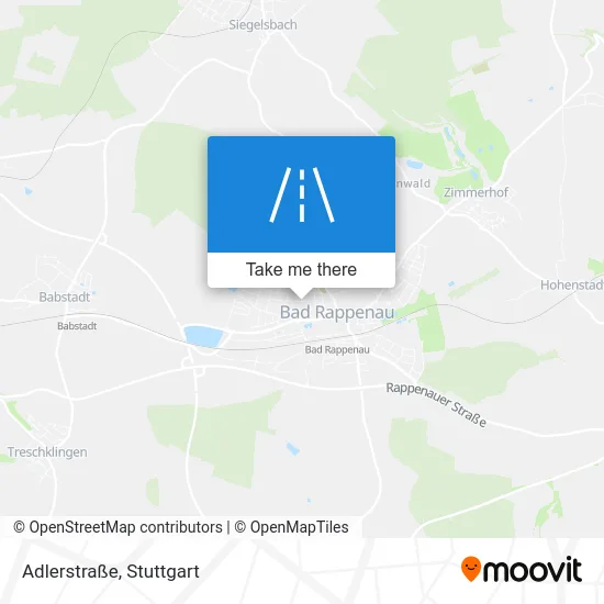 Карта Adlerstraße