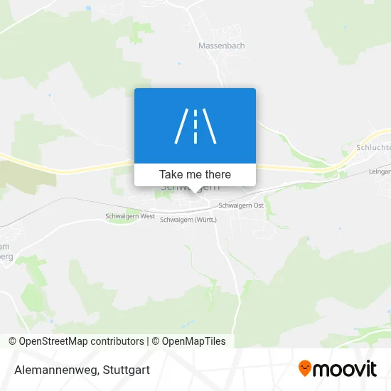 Alemannenweg map