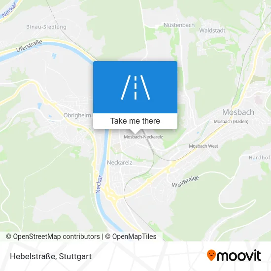 Карта Hebelstraße