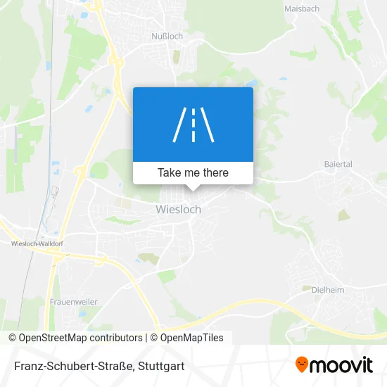 Карта Franz-Schubert-Straße