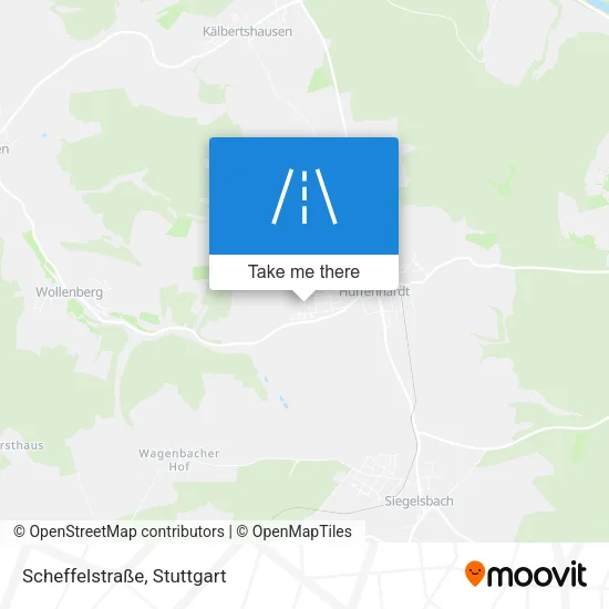 Карта Scheffelstraße