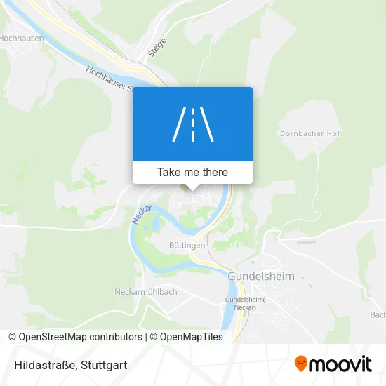 Карта Hildastraße
