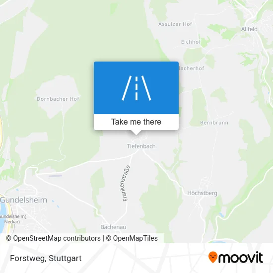 Карта Forstweg
