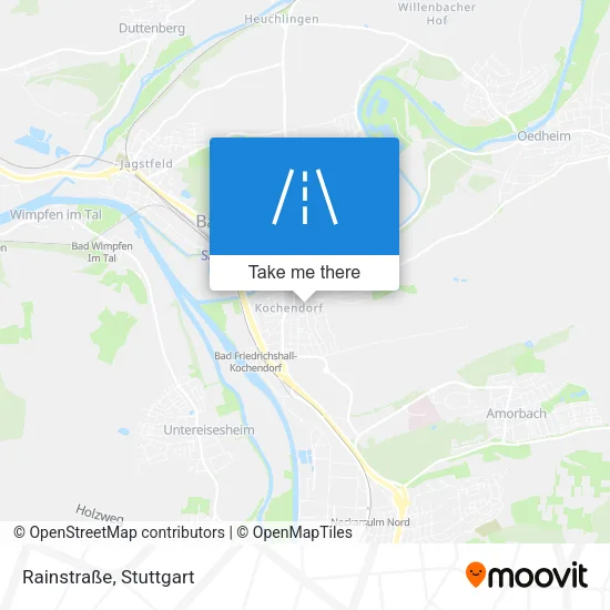 Карта Rainstraße