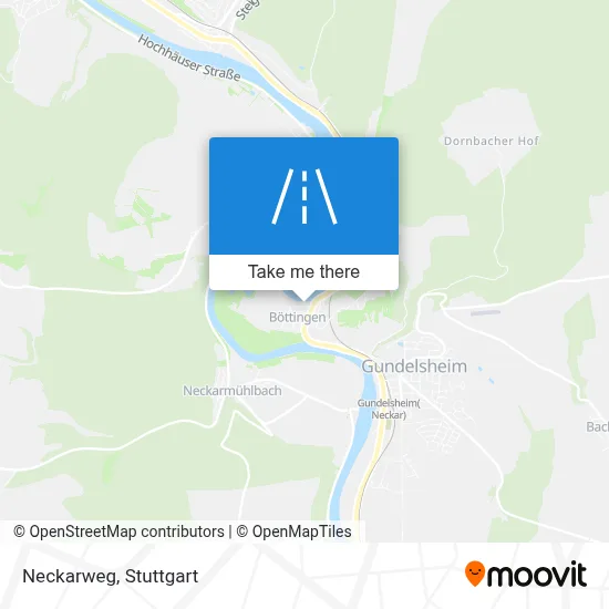 Neckarweg map
