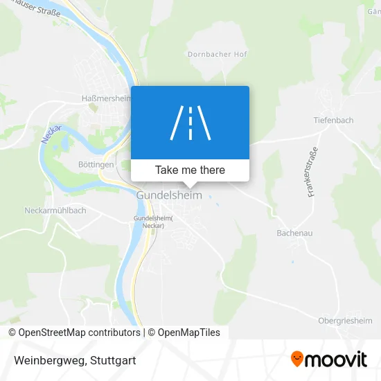 Карта Weinbergweg