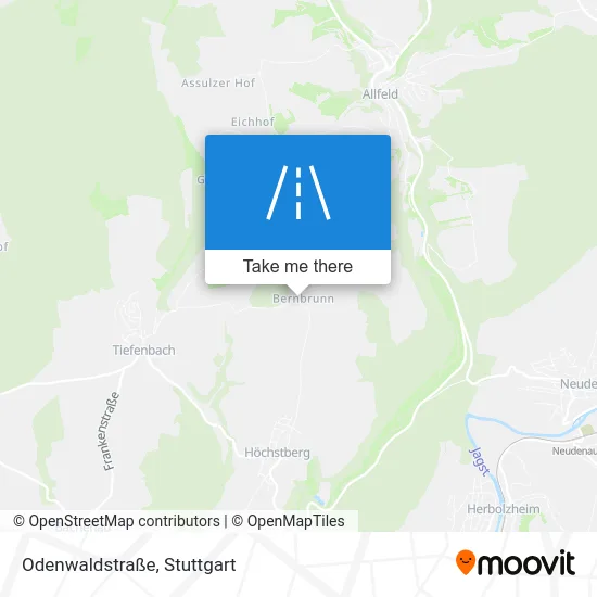 Карта Odenwaldstraße