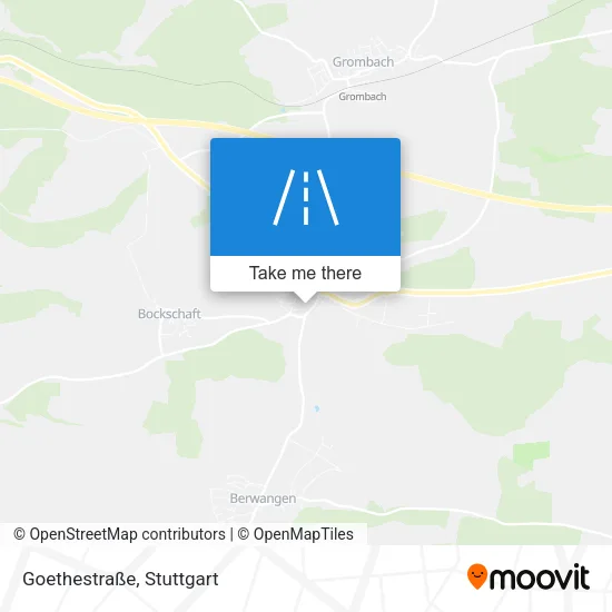 Карта Goethestraße