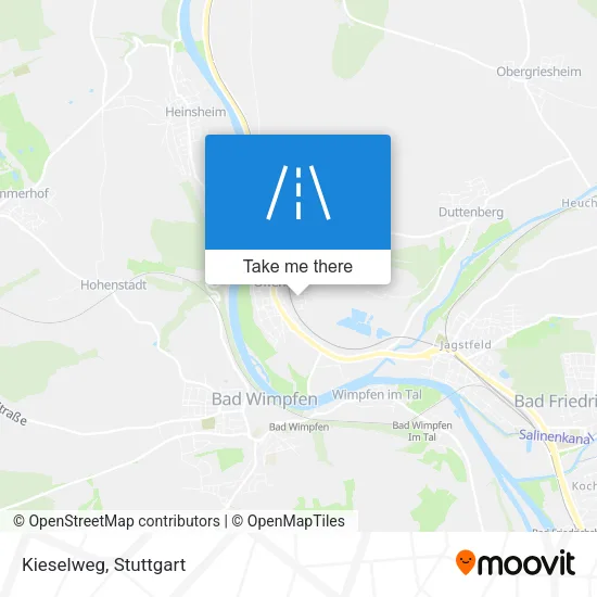 Карта Kieselweg