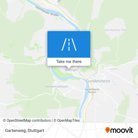 Карта Gartenweg