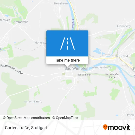 Карта Gartenstraße