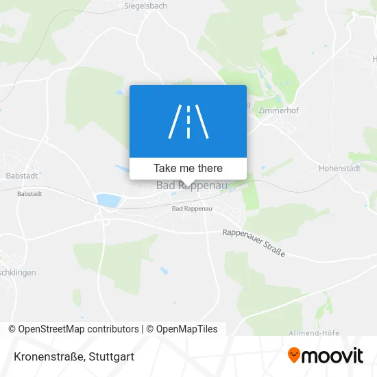 Карта Kronenstraße