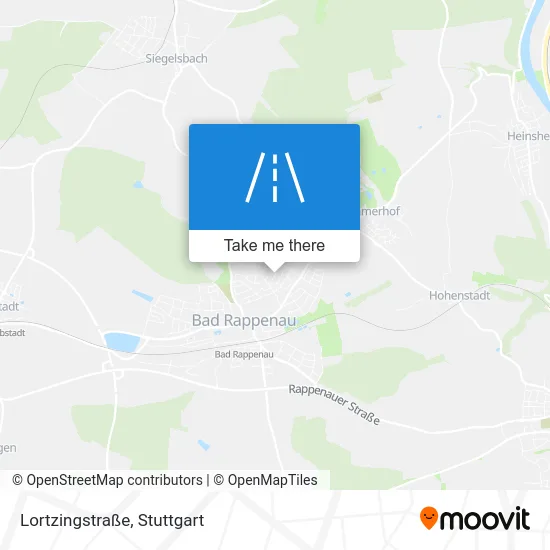 Карта Lortzingstraße