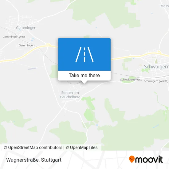Карта Wagnerstraße