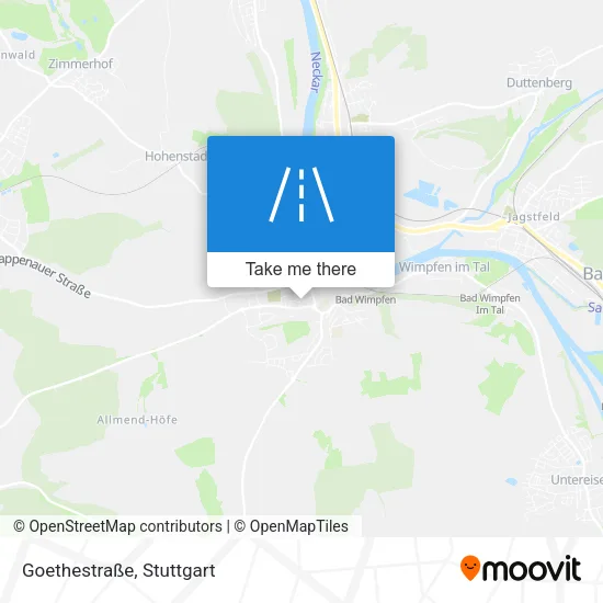 Карта Goethestraße