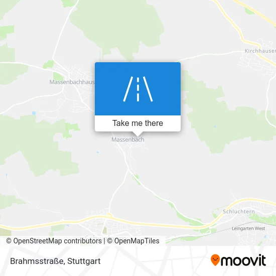 Карта Brahmsstraße