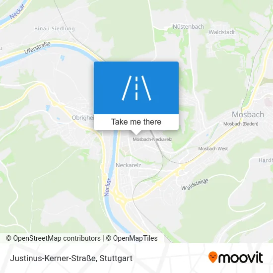 Карта Justinus-Kerner-Straße