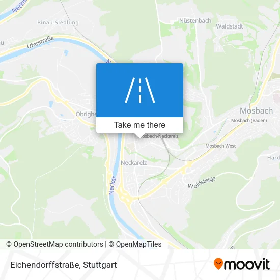 Карта Eichendorffstraße