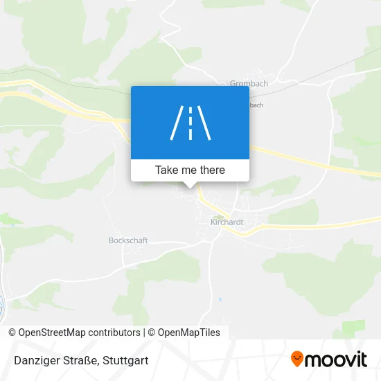 Карта Danziger Straße