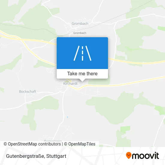 Карта Gutenbergstraße