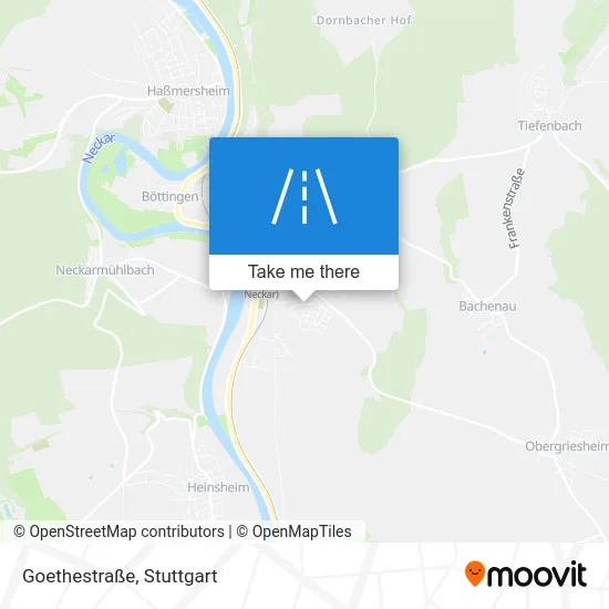 Карта Goethestraße