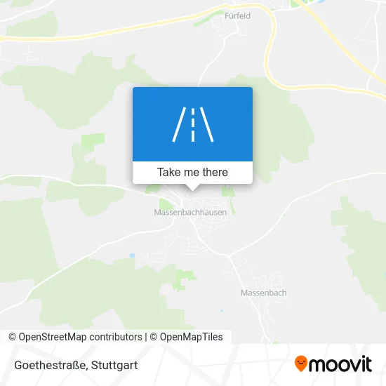 Карта Goethestraße