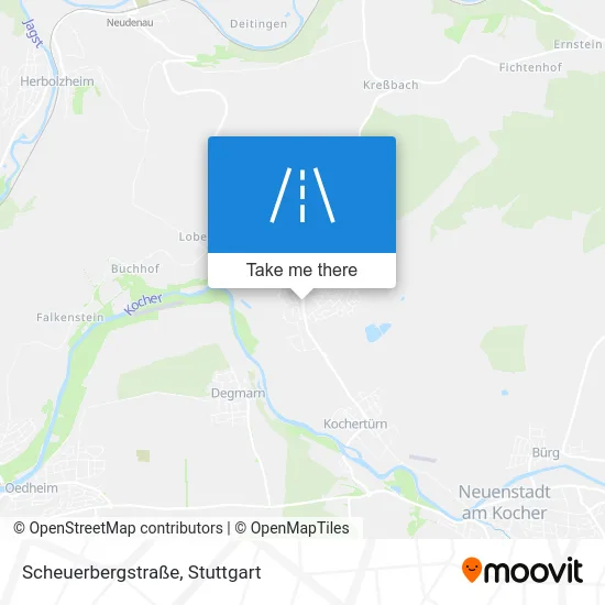 Карта Scheuerbergstraße