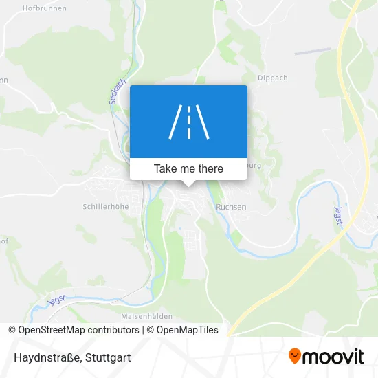 Карта Haydnstraße