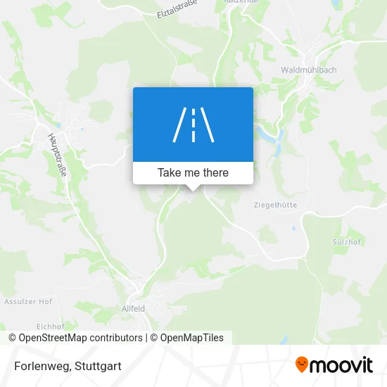 Карта Forlenweg
