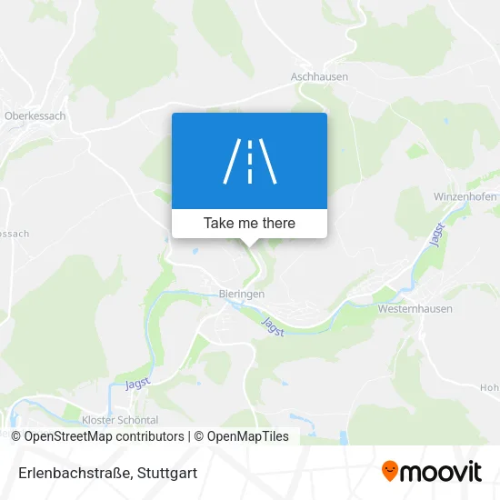 Карта Erlenbachstraße