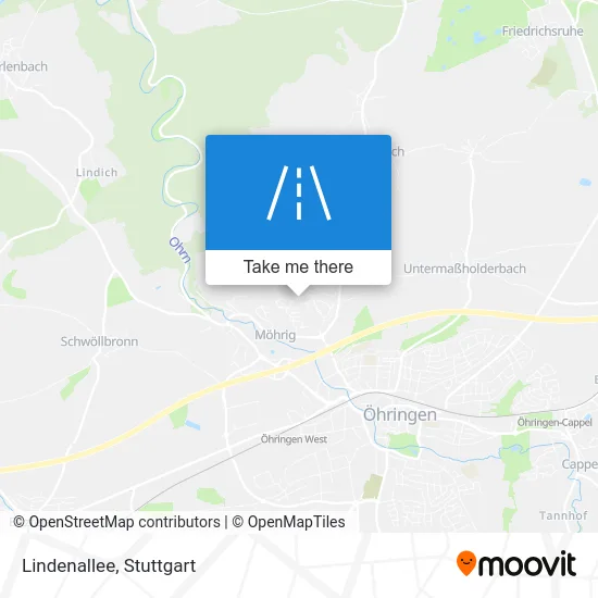 Карта Lindenallee