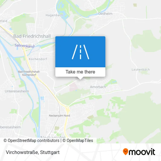 Карта Virchowstraße