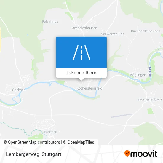 Lembergerweg map