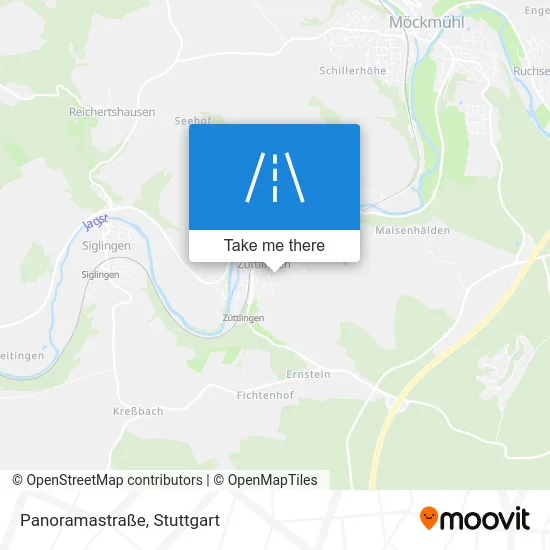 Карта Panoramastraße