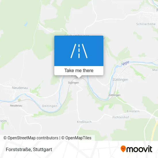 Карта Forststraße