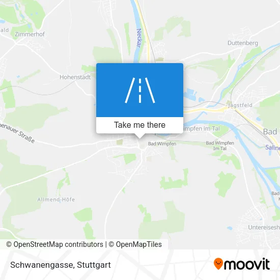 Карта Schwanengasse