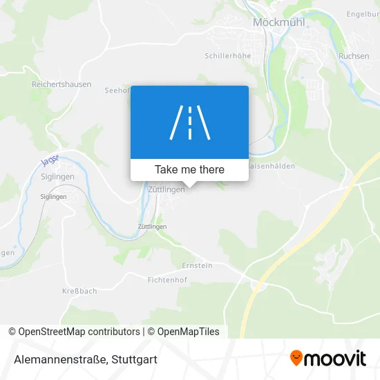 Карта Alemannenstraße