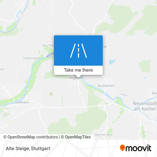 Карта Alte Steige