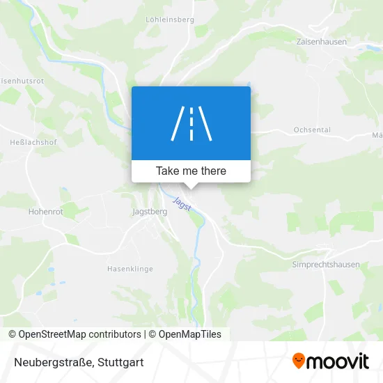 Карта Neubergstraße