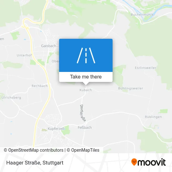 Карта Haager Straße