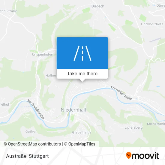 Карта Austraße