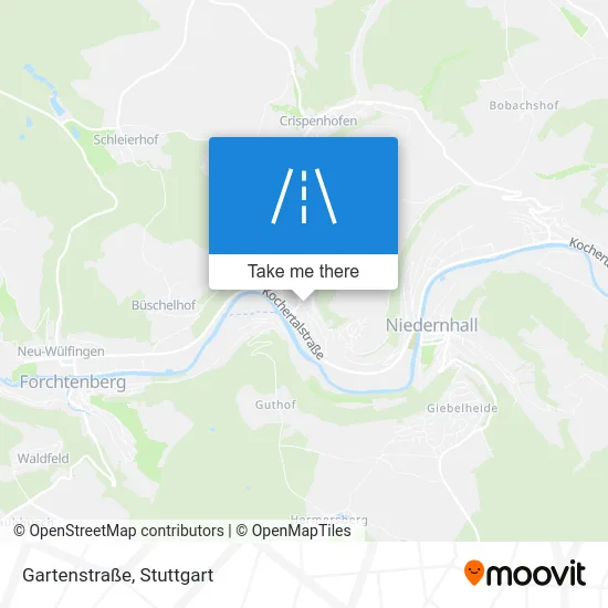 Карта Gartenstraße